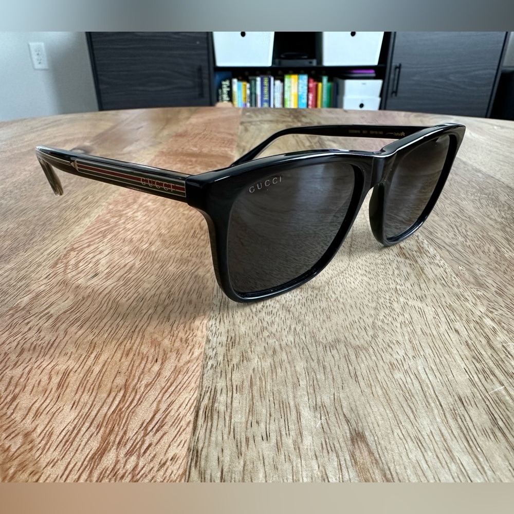 Gucci GG0381S M Rectangle Sunglasses